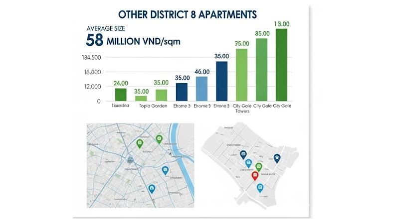 Phân tích, so sánh giá căn hộ Jasari và các căn hộ quận 8
